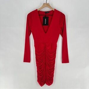 long sleeve black knit maxi dress LUCY Silk linen knit maxi dress S main image 0